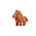 thumbnail image 1 of Plush Horse Stuffed Animal Toy - Soft Coffee Brown Plush Fabric, Realistic Horse Shape with Bridle Detail, Huggable Cuddly Design - For Kids, Toddlers, Nursery Decoration, Playroom, Birthday Gift, Xm, 1 of 5