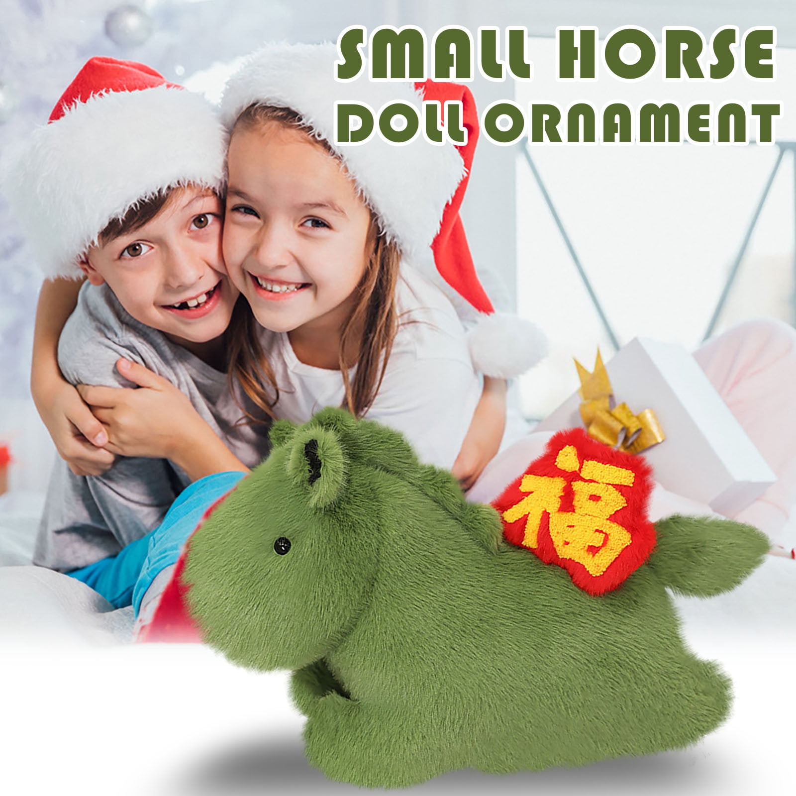 Plush Horse Toy Cultural Symbol Stuffed Horse Soft Cute Horse Plushie ...