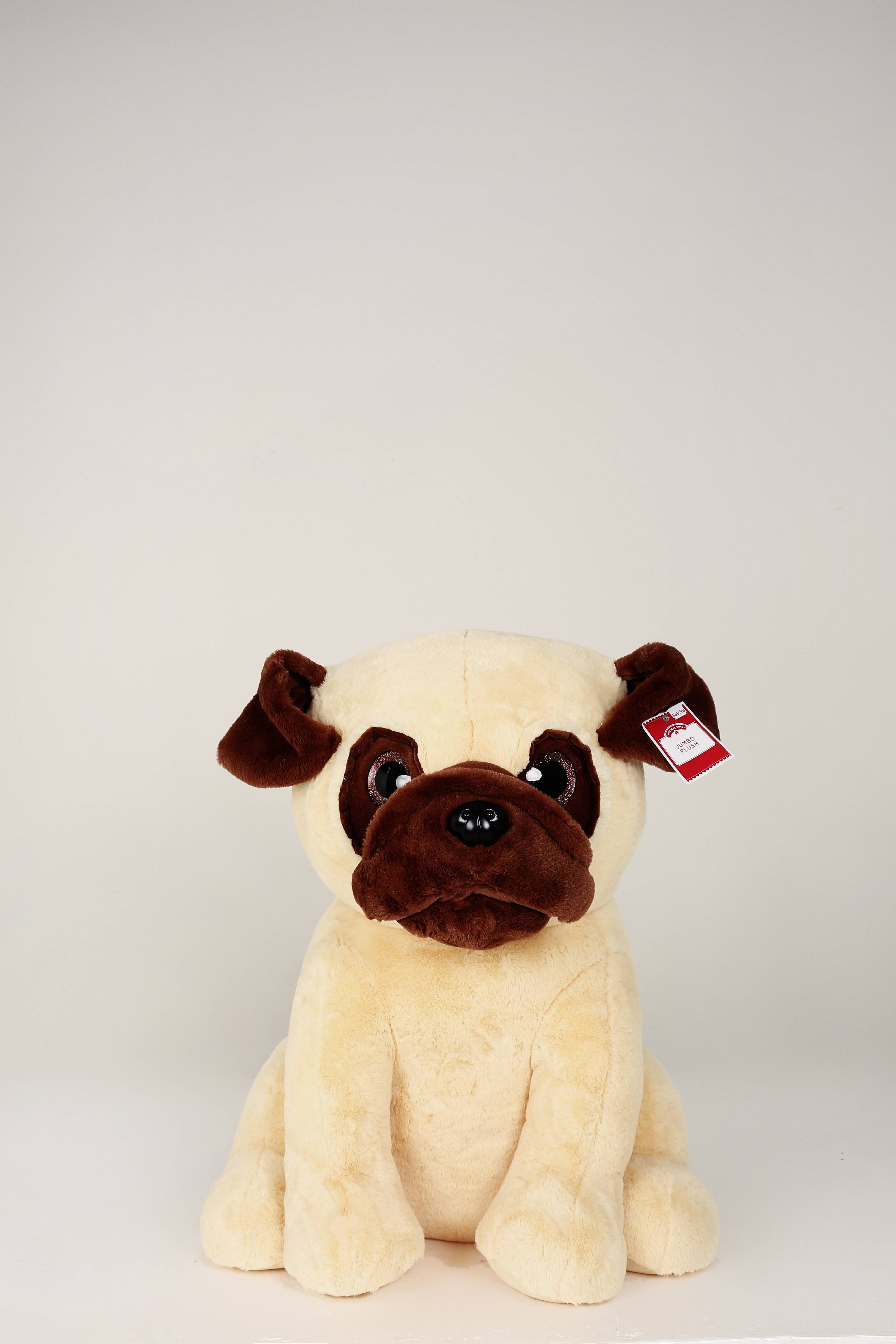 Giant pug on sale plush