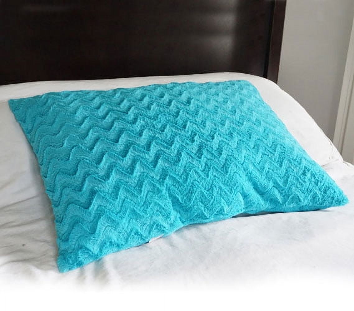 Plush Jumbo Wide Body Pillow Aqua