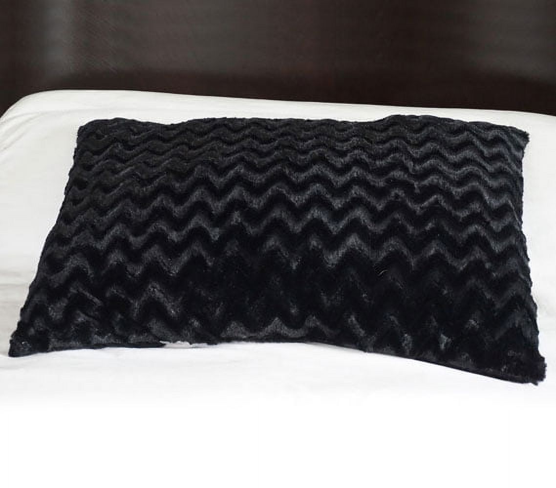 Plush Jumbo Wide Body Pillow Black