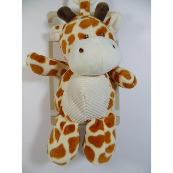 Plush - KellyBaby- Cuddle Giraffe 10" w/Rattle Clip-on Pram New MT830GR