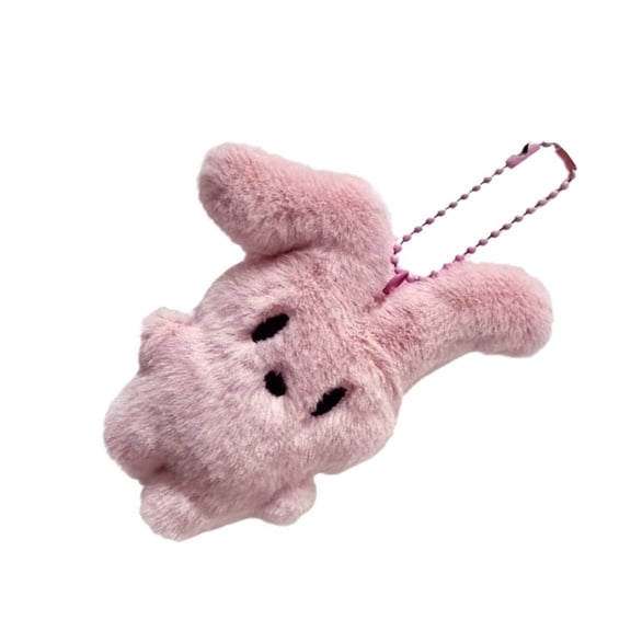 Plush Keychain Cute Doll Bag Pendant Keyring Soft Cartoon Key Chain for Women Girl Bag Purse Backpack Handbag