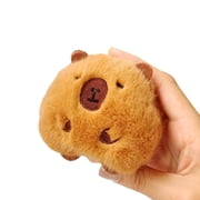 Plush Keychain Cute Doll Squeaking Guinea Pigs Pendant Keyring Lovers Gift Key Chain Ornament Backpack