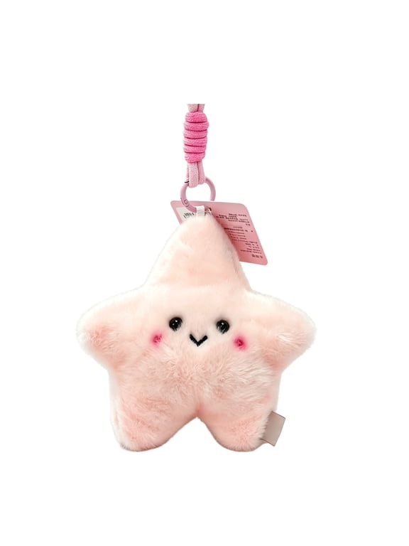Plush Keychain Cute Stuffed Animal Key Chain with Dress-up Overalls Soft Bunny Doll Pendant for Backpacks Car Keys Easter Gifts Classroom Exchange,E