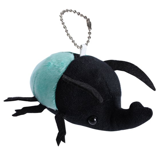 Plush Keychain Insect-Unicorn Doll Keyring Ornament Little Insect-Beetle Toy with Hanging-Hook for Bag Backpack Pendant