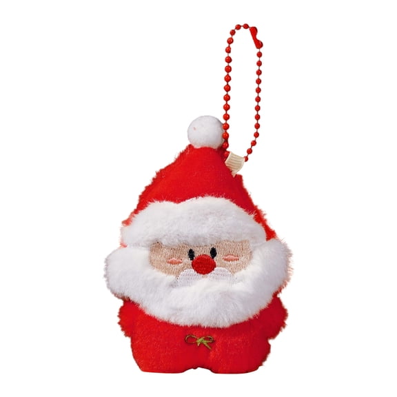 Plush Keychain Peripheral Doll Toy For Boys And Girls 4-6, 7.5Cm Small And Lightweight, Classic Christmas Designs With Eco-Friendly Pp Cotton Filling