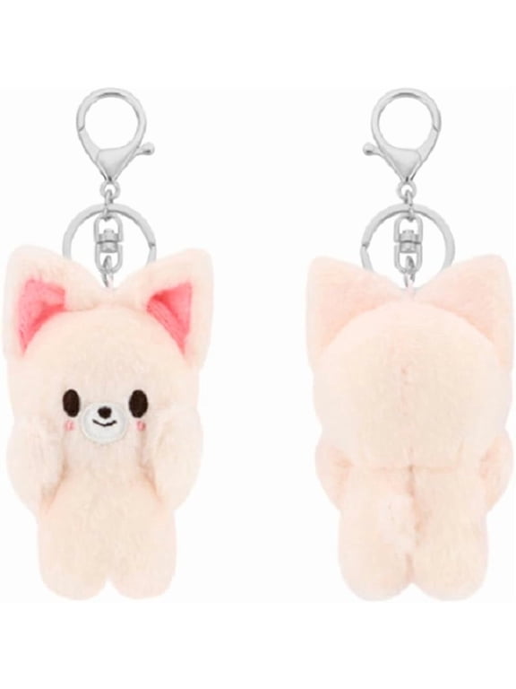 Plush Keychain Set – 3.9 Inch Stray-K Keychains with Detachable Cloaks