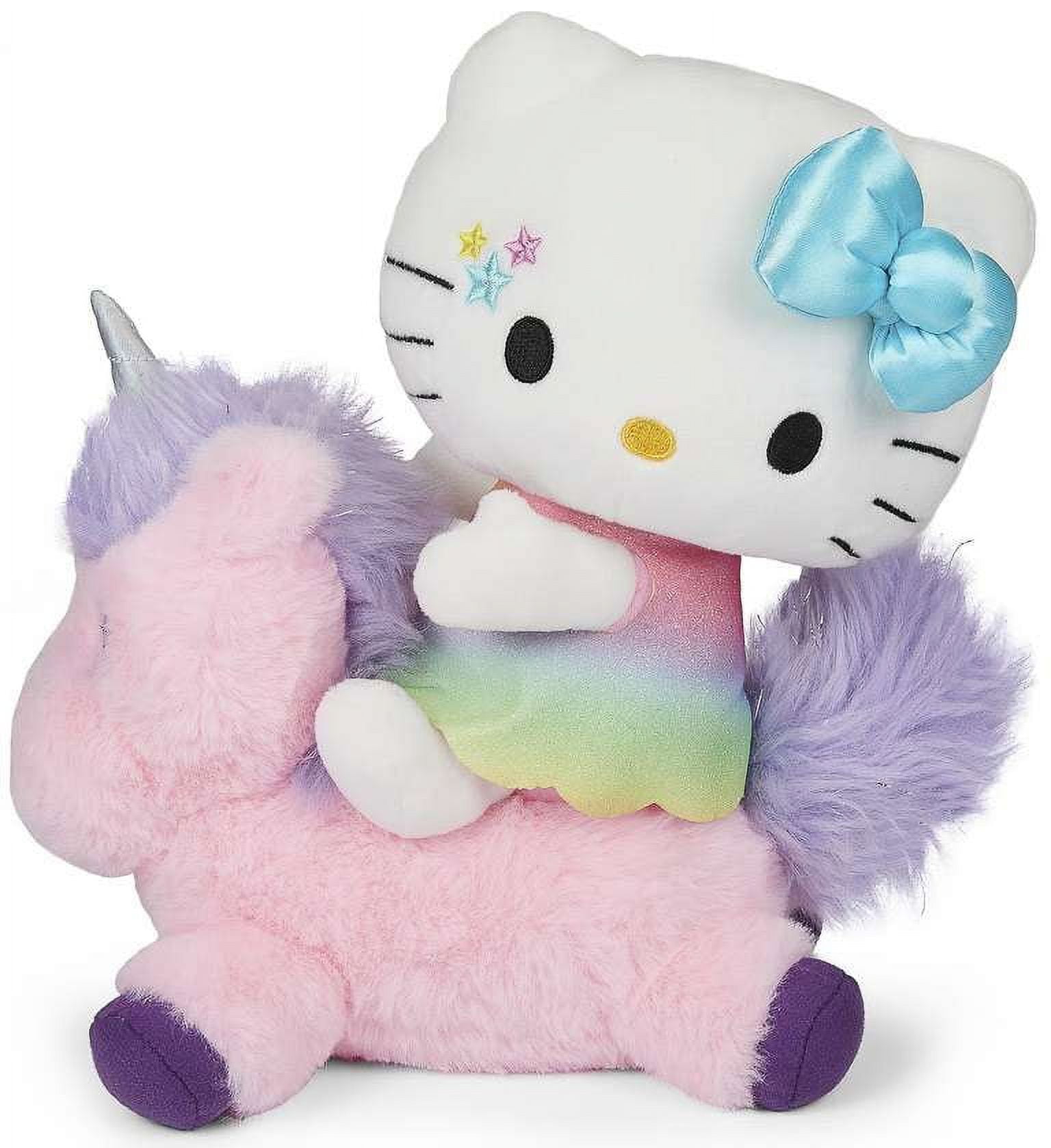 Sanrio Kids Peluches Hello Kitty Riding Unicorn Soft Plush Toy