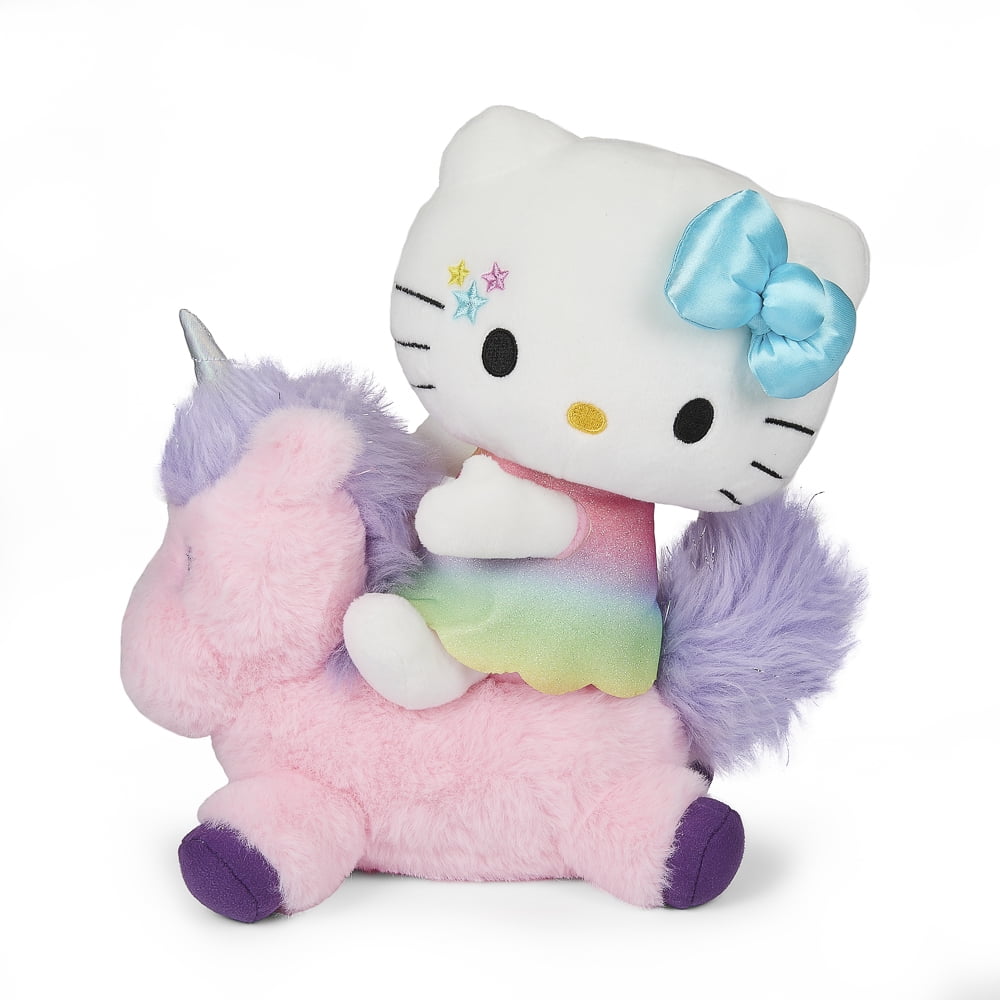 Kidrobot Sanrio Plush 13" Hello Kitty Riding Unicorn Plush Toy