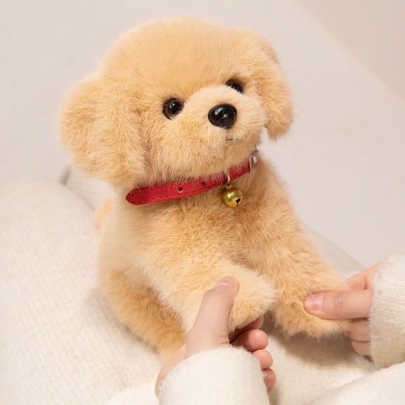 Plush Labrador Retriever Stuffed Animal-Soft Sensory Companion Plush Toy -9 Inches