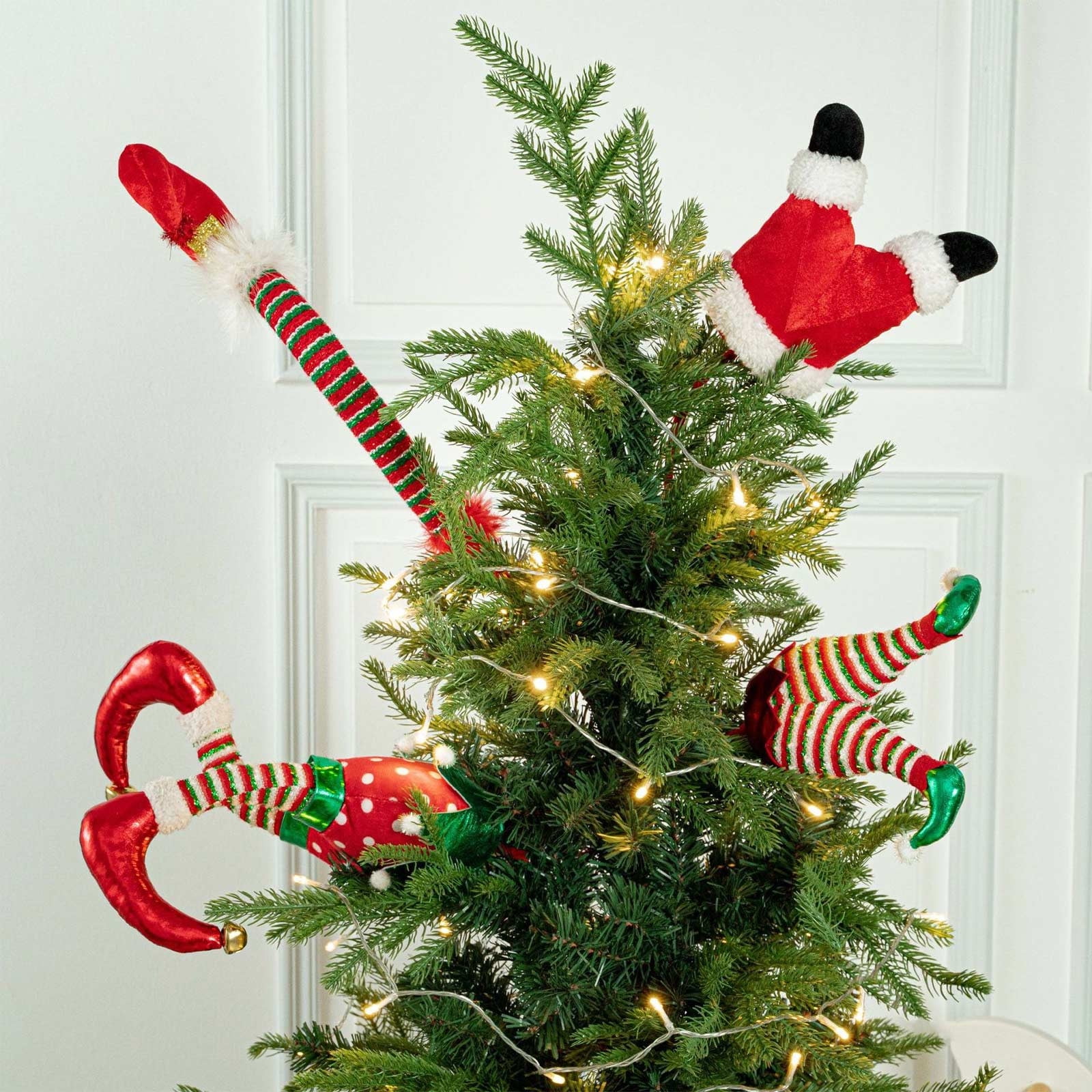 Elf Legs For Christmas Tree