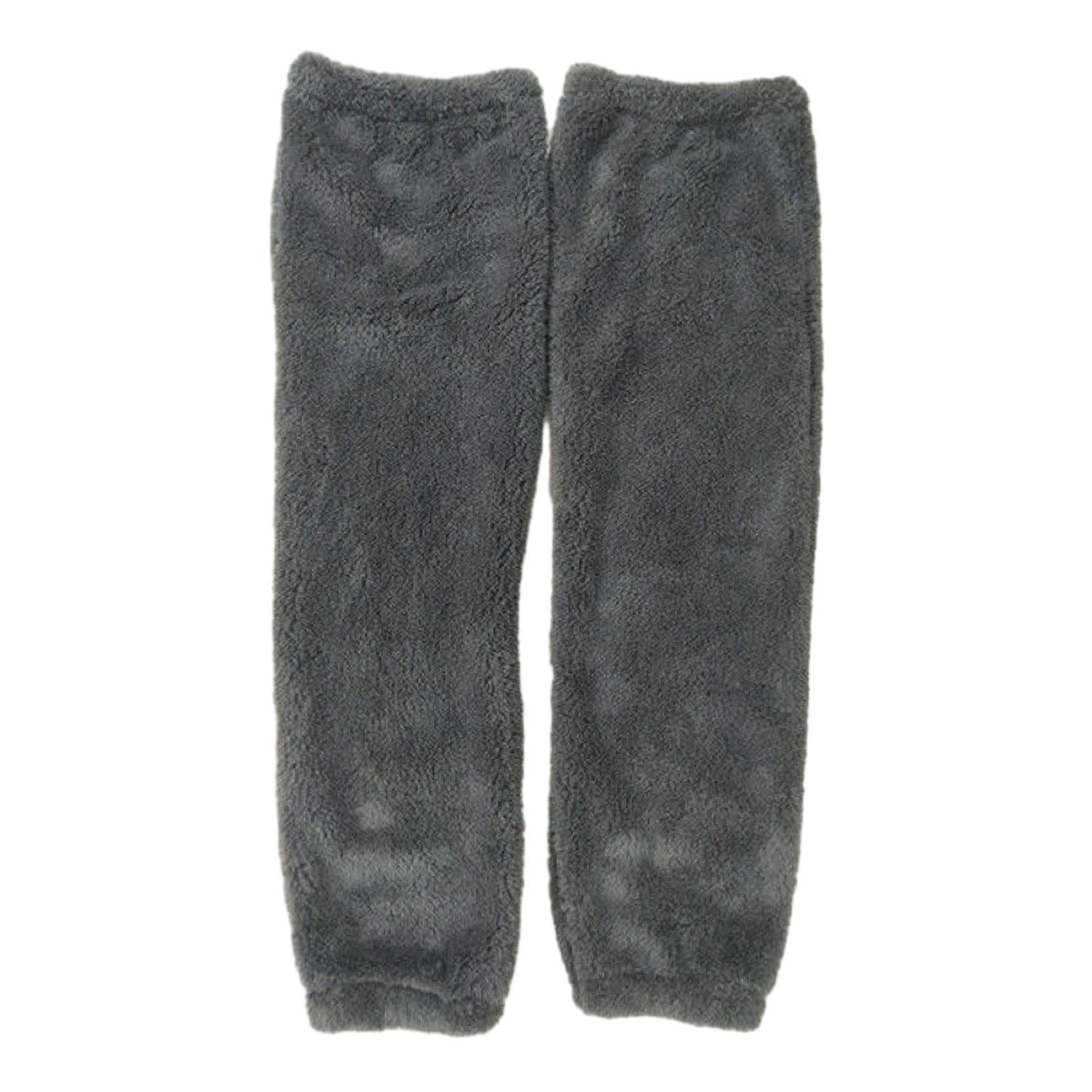 Plush Leg Warmers Leg Stocking Costume Boot Cuffs Home Long Thigh High