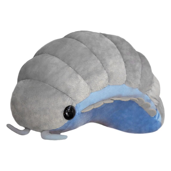 Plush Likelike Insect Plush Toys-11.8" Pill Bug Stuffed Soft Animals Pillow Back Cushion Insect Doll Toys Birthday Gift(Grey)