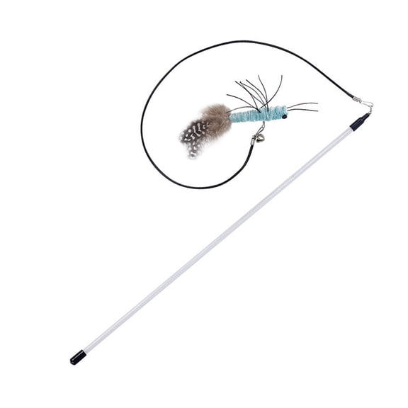 Plush Line Cats Felines Entertainment Toy Cats Teaser with Rotating Wing for Healthy Activity