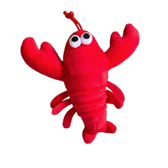 Plush Lobster Pendant, Soft Cute, 1 Piece, For Bag Key Decoration
