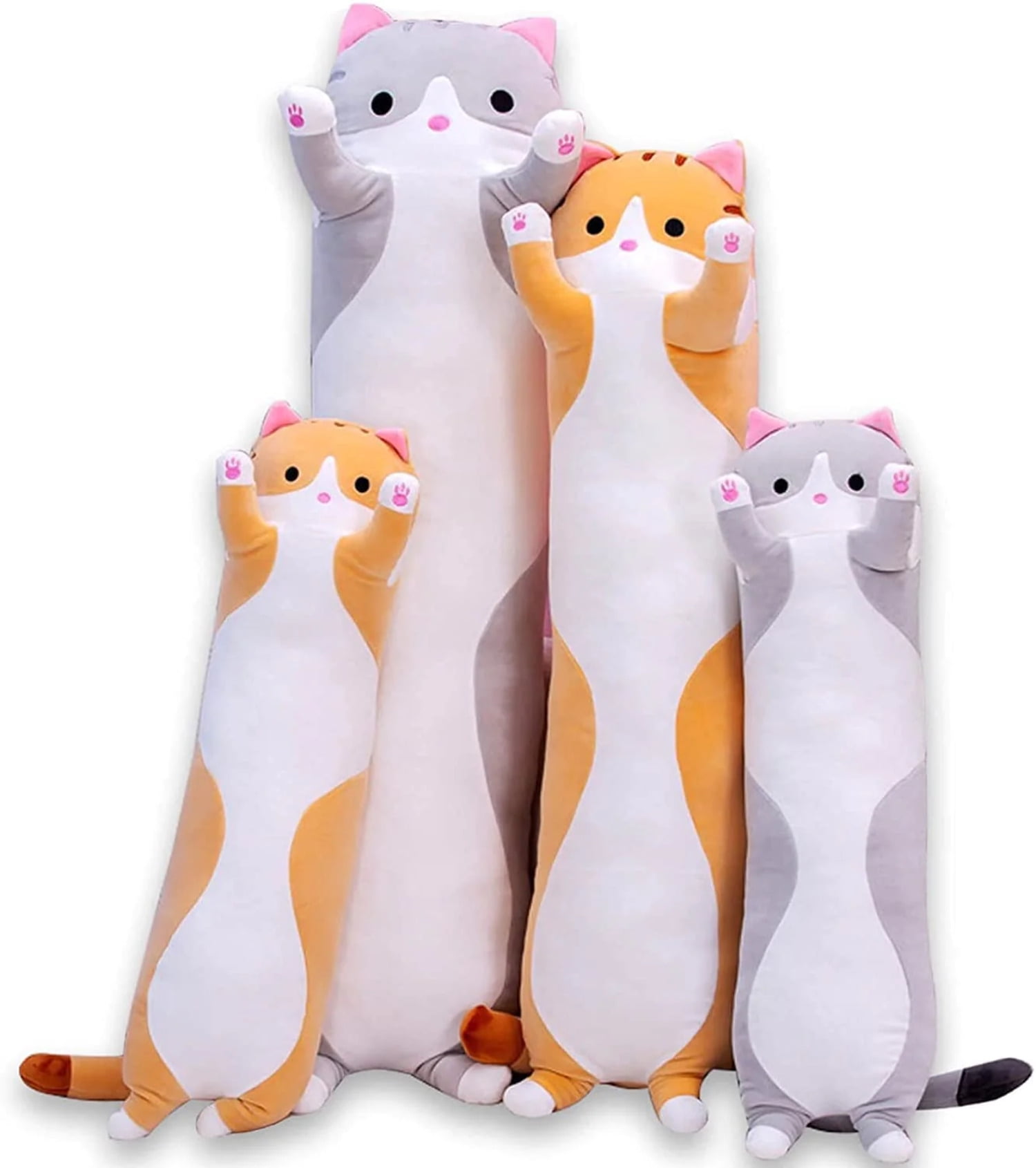 Plush Long Cat Body Pillow