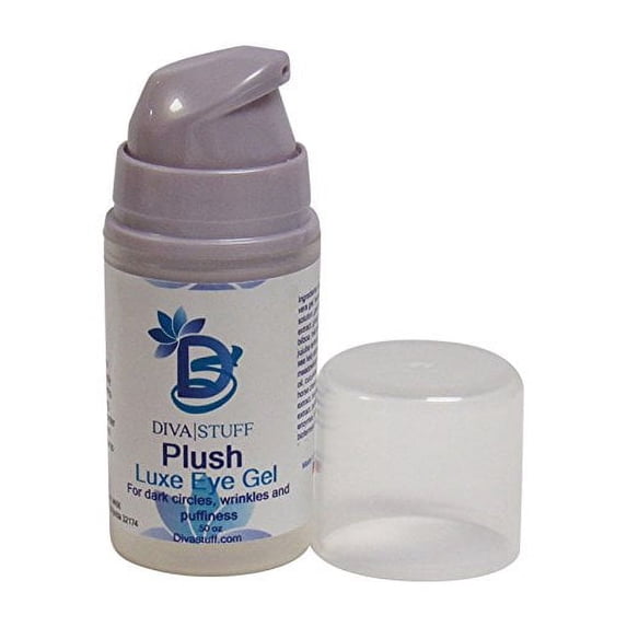 Plush Luxe Eye Gel for Dark Circles, Bags, Puffines and Wrinkles, by Diva Stuff