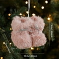 thumbnail image 1 of Plush Mini Boot Christmas Ornaments with Bows - Adorable Tree Decor for a Whimsical Holiday Display, 1 of 4