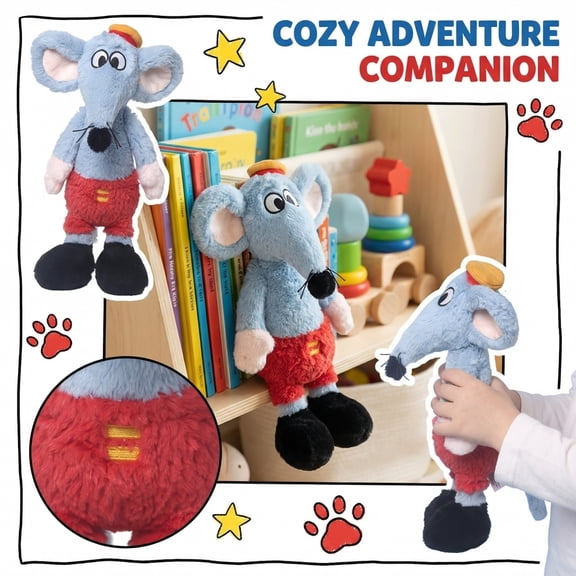 Plush Mouse Doll, Funny 15.3 Inch, Includes 1 Piece, Suitable for Children Play Decor