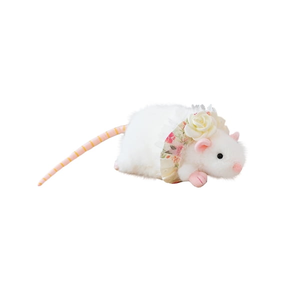 Plush Mouse Toy, Soft Stuffed Animal Figure, 1 Count Cuddly Play Pal, Kids Birthday Gift, Home Decor For Bedroom, Nursery, Playrooms, Cozy Cuddly Pet Companion
