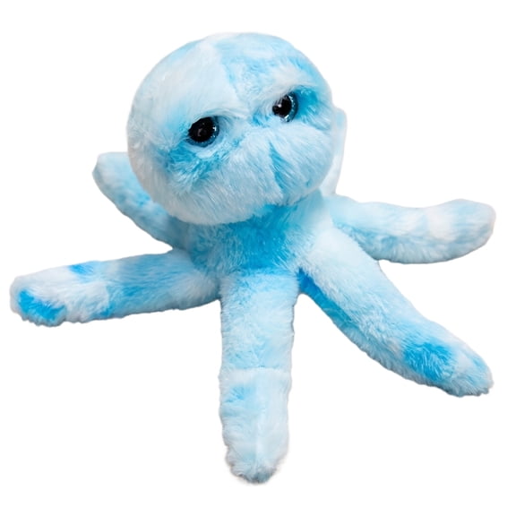Plush Octopus, Tie-dye Blue Colorful Ocean Series, 1 Pack, Soft Stuffed Animal Toy for Kids Collectors