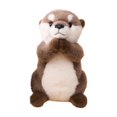 thumbnail image 1 of Plush Otter Wishing Figurine - Realistic and Cute Stuffed Animal Doll for Kids, Perfect as Prize Machine Toy, Gift, or Collectible Soft Toy,C, 1 of 5