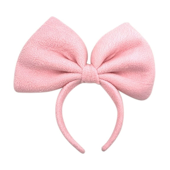 Plush Oversized Bow Head Hoop Personality Exaggerated Hair Accessories Photo Props Bow Hair Accessories