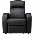 thumbnail image 1 of Plush Padded Leather Upholstered Recliner With Metal Framework, Gray, 1 of 1