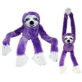 thumbnail image 1 of Plush Pal 27" Soft & Fluffy Purple Sloth Stuffed Animal Toy, 1 of 7