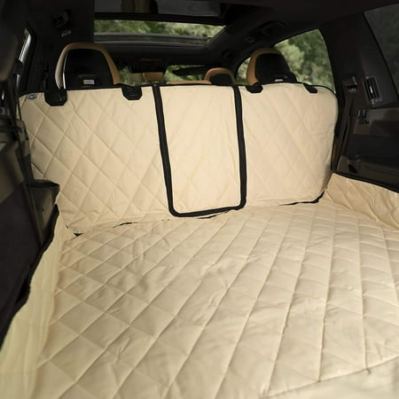 Plush Paws Premium Waterproof Nonslip Scratchproof Convertible Cargo Liner for Cars & SUVs Regular Tan