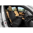 thumbnail image 1 of Plush Paws Products Premium Bucket Car Seat Protector w/ Diamond Stitching | Washable & Waterproof Front Seat Dog Cover for Car, Truck, & SUV | Nonslip, Tear Resistant Pet Passenger Seat Cover | Black, 1 of 6