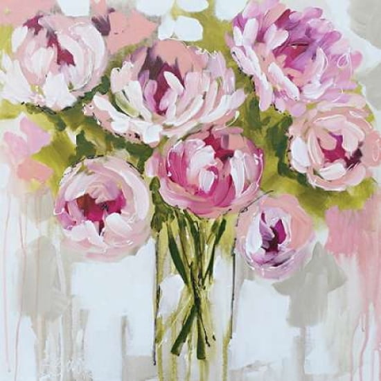 Plush Peony Canvas Art - Amanda J Brooks (24 x 24)