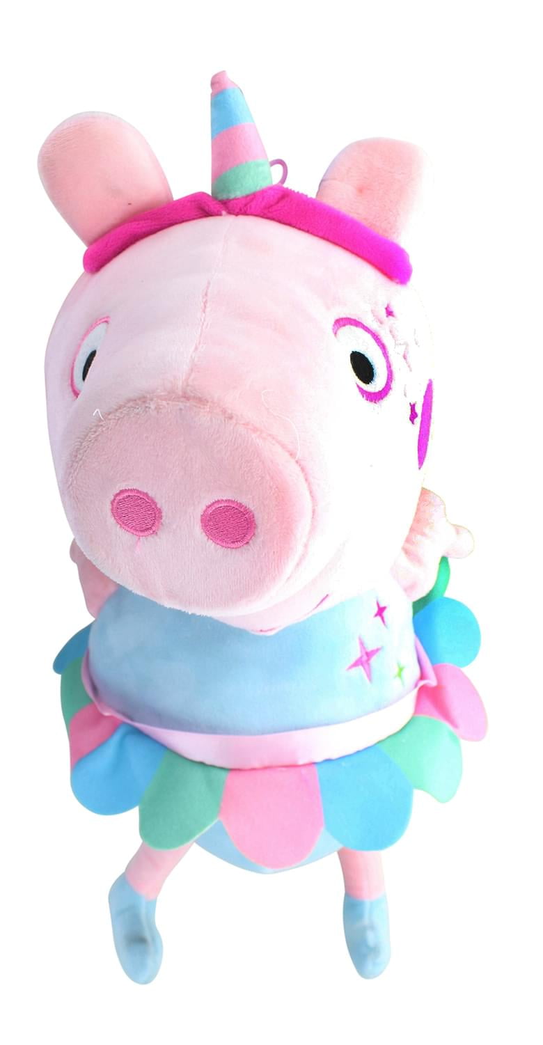 FIESTA Plush - Peppa Pig - Unicorn Soft Doll 17.5" New 163262