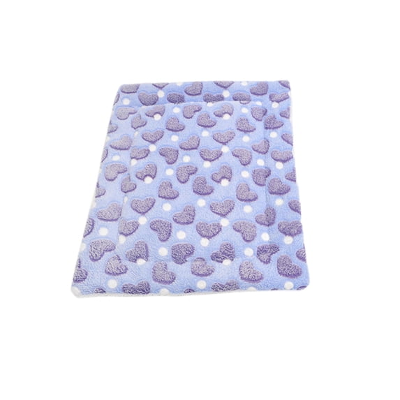 Plush Pet Pad, 19.6x15.7" Warming Thickened Noiseless Pet Mat Soft Cushion for Cats and Small Dogs Under 17 lbs