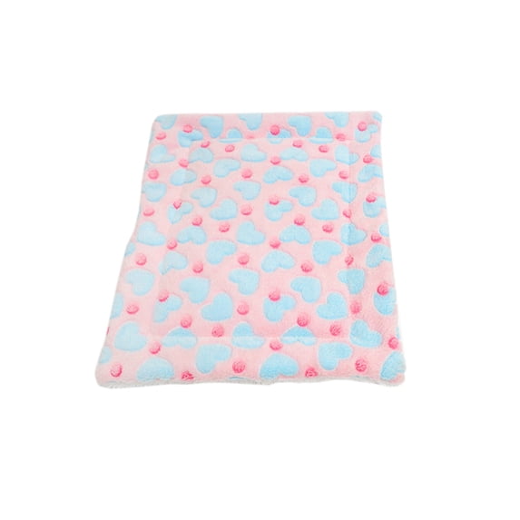 Plush Pet Pad, 19.6x15.7" Warming Thickened Noiseless Pet Mat Soft Cushion for Cats and Small Dogs Under 17 lbs