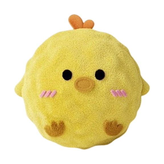 Plush Pet Squeaky Toy - Yellow Chick Design with Squeaker, Soft & Durable Material - for Small Medium Dogs Cats, Indoor Outdoor Playtime