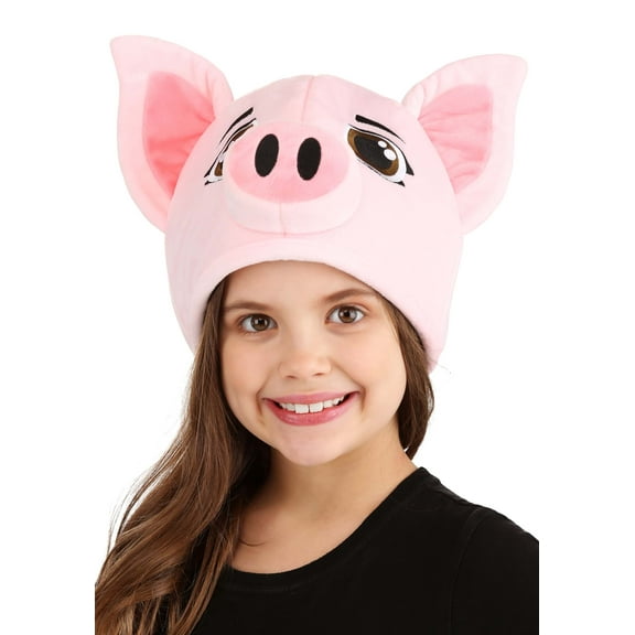 Plush Pig Hat