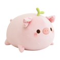 thumbnail image 1 of Plush Pig Soft Stuffed Animal with Flower Detail Cuddly Pillow Cushion for Kids Adults Decorative Plushie, 1 of 5