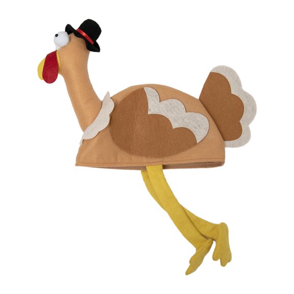Plush Pilgrim Turkey Thanksgiving Hat Costume Accessory