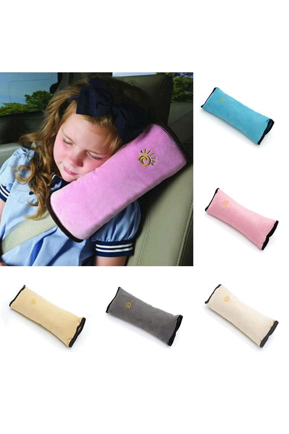 Plush Pillow Auto Pillow Car Safety Belt Protect Shoulder Pad Adjust Vehicle Cushion for Kids Baby