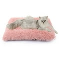 thumbnail image 1 of Plush Pillow Pet Bed for Dogs & Cats Dog Crate Mat Pad Bolster, 1 of 8