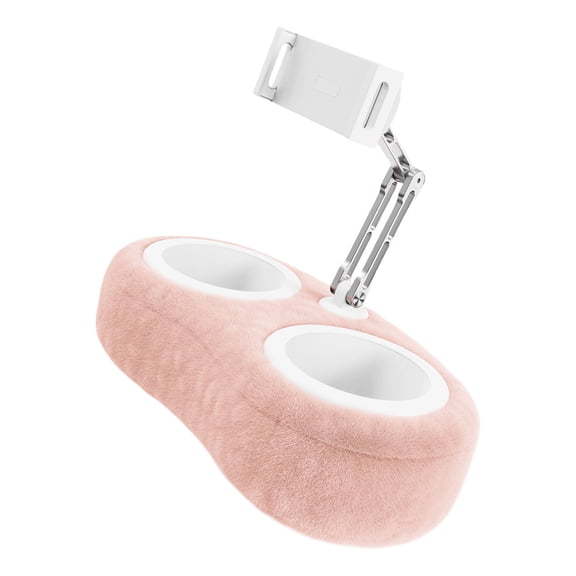 Plush Pillow Tablet Holder Desktop Stand Adjustable Length Angles for Watching Live Straming Video Chats