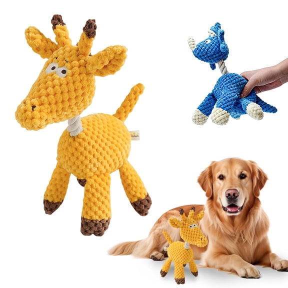 Plush Pineapple Squeaky Dog Toy Velvet Chew Toy for Aggressive Chewers Large Medium Small Interactive Teeth Cleaning