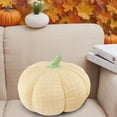 thumbnail image 1 of Plush Pumpkin Pillow 15.7 inch Simulated 3D Cushion Stuffed Pumpkin Toy Pillows Fall Decorations for Thanksgiving Christmas Halloween Bedroom Sofa Couch, Large Size, 1 of 6