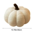 thumbnail image 1 of Plush Pumpkin Pillow Simulated 3D Cushion Stuffed Pumpkin Toy Pillows Fall Decorations for Thanksgiving Christmas Halloween Bedroom Sofa Couch, 13.7 inch Large Size, 1 of 7