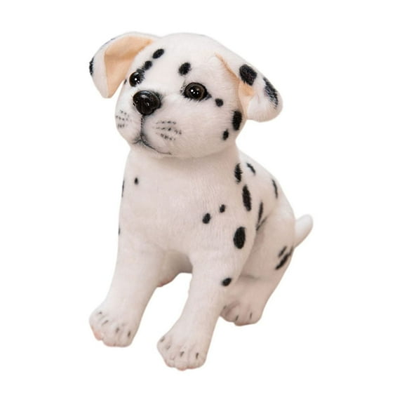 Plush Puppy Toy, Soft Dog Stuffed Animal, Realistic Cute Puppy Doll for Children's Sleep and Birthday Gifts, Multicolor Cotton Material, 23x20x15cm, Educational and Decorative Companion