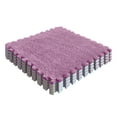 thumbnail image 1 of Plush Puzzle Foam Floor Mat for Kids- Thick Interlocking Fluffy Tiles with Border Square Rug Split Joint Soft Climbing Carpet Mats Shaggy Area Rug for Room Floor 23.62 Inch, 1 of 9