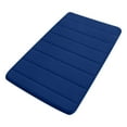 thumbnail image 1 of Plush Quilted Fleece Bath Mat with Non-Slip Backing | Super Absorbent Microfiber Floor Mat | Soft Foam Comfort for Bathroom & Vanity | 23.6 x 15.6 Inches, 1 of 6