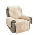 thumbnail image 1 of Plush Quilted Recliner Chair Cover with Non- Elastic Straps and Side Pockets Super Soft Wool Slipcover Furniture Protector Washable for Pets Kids Lazy Boy Armchairs, 1 of 8